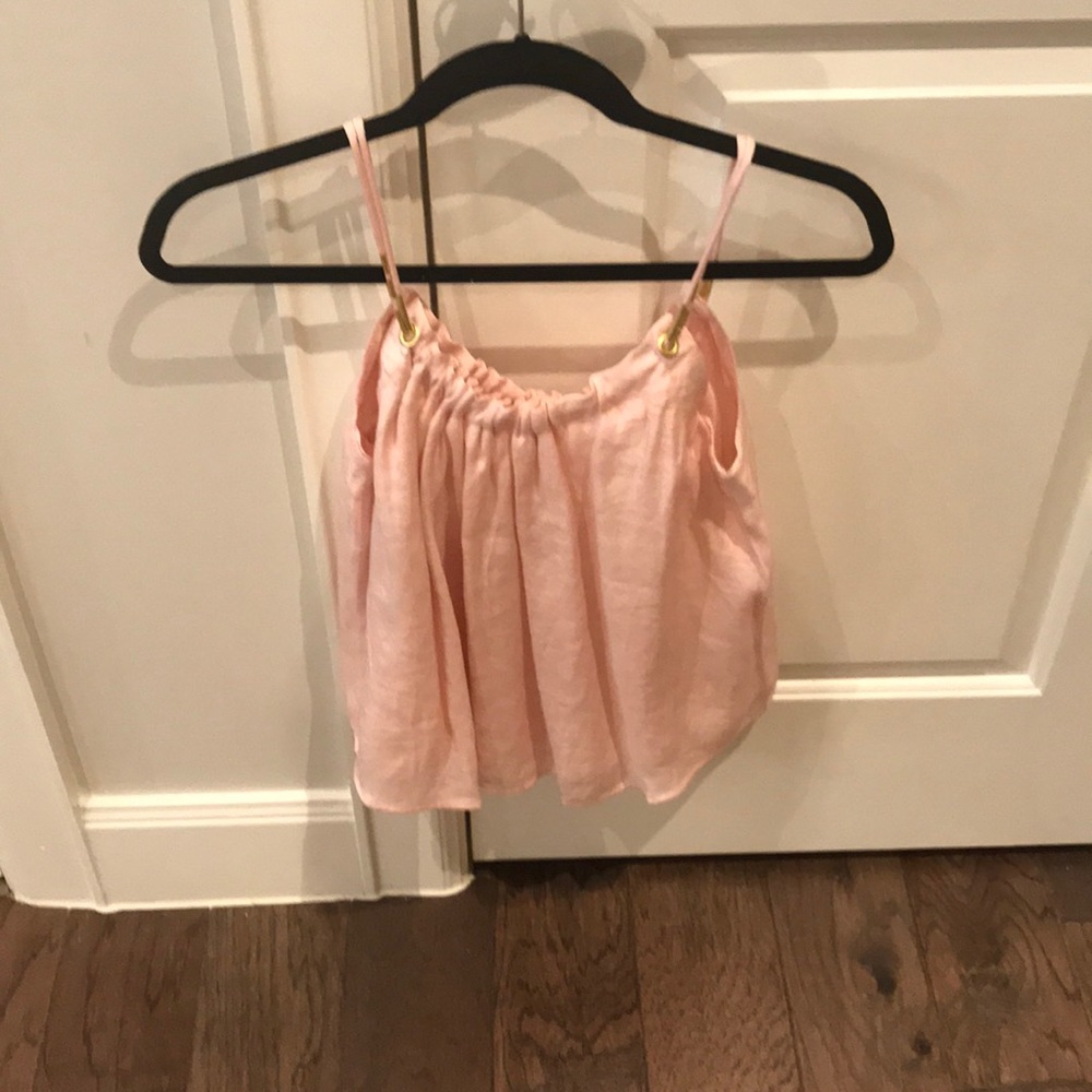 Blush tank top